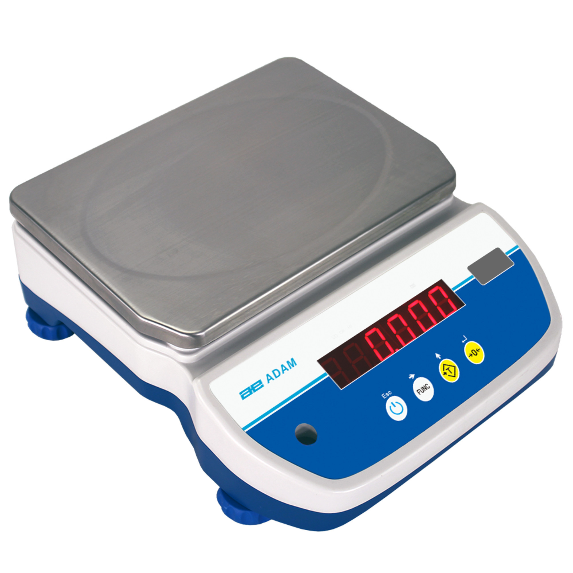 Adam Equipment, Aqua Washdown Scale 4kg x 0.5g, Capacity 9 lb, Platform Length 9.6 in, Platform Width 7.1 in, Model# ABW 4